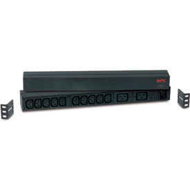 Rack PDU, Basic, 1U, 16A, 208&230V, (10)C13 & (2)C19 view 2