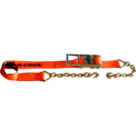 ANCRA Cargo® X-Treme Webbing Ratchet Strap with Chain Anchors 3" x 30 