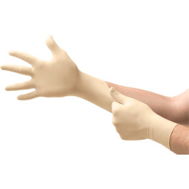Ansell MICROFLEX® Diamond Grip® Latex Gloves Powder-Free Beaded Size XS White 100pk 