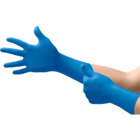 Ansell Protective Products Inc. SG-375-L Ansell MICROFLEX® SafeGrip® SG-375 Latex Gloves, Powder-Free, Beaded, Size L, 50/Pack image.