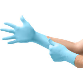 Ansell Protective Products Inc. XC-310-L Ansell MICROFLEX® XCEED® XC-310 Nitrile Gloves, Powder-Free, Beaded, Size L, 100/Pack image.