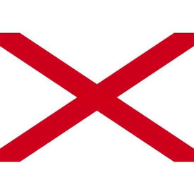 Annin & Co 140060 3X5 Ft. 100 Nylon Alabama State Flag image.