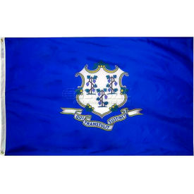 Annin & Co 140770 4X6 Ft. 100 Nylon Connecticut State Flag image.