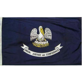 Annin & Co 142160 3X5 Ft. 100 Nylon Louisiana State Flag image.
