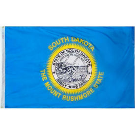 Annin & Co 144960 3X5 Ft. 100 Nylon South Dakota State Flag image.