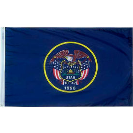 Annin & Co 145370 4X6 Ft. 100 Nylon Utah State Flag image.