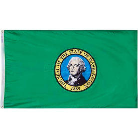 Annin & Co 145770 4X6 Ft. 100 Nylon Washington State Flag image.