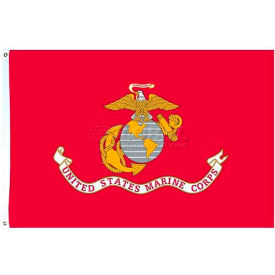 Annin & Co 439005 3X5 Ft. Nylon US Marine Corps Flag image.