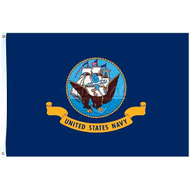 Annin & Co 439030 3X5 Ft. Nylon US Navy State Flag image.