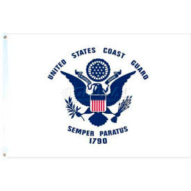 Annin & Co 439040 3X5 Ft. Nylon US Coast Guard Flag image.