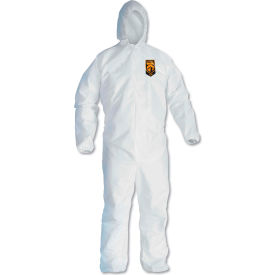 Kleenguard® A40 Liquid & Particle Protection Coverall 44323 White L 25/Case