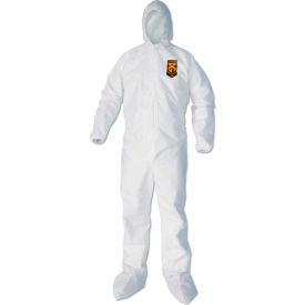 KleenGuard A40 Liquid & Particle Protection Coverall 3XL White 25/Case