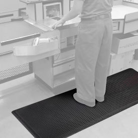 Apache Mills Custom Art Mat Waffle Style 3/8 " Thick 2W x 3L Black 
