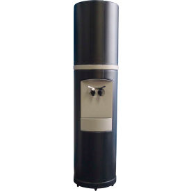 Elite Holdings Group BTLSFC101P-02-B1120-18 Aquaverve Bottleless Fahrenheit Model Commercial Cold Water Cooler W/ Filtration, Black W/ Grey Trim image.