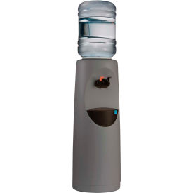 Elite Holdings Group RH110B-40 Aquaverve Koncept Model Commercial Hot/Cold Bottled Water Cooler Dispenser - Grey W/Black Trim image.