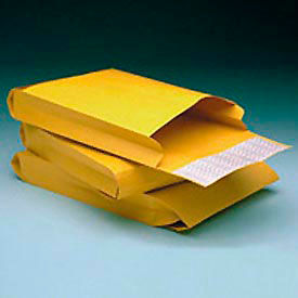 Quality Park Products 93336 Quality Park Redi Strip Expansion Envelopes, 10"W x 13"H, Kraft, 25/Pack image.