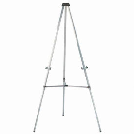 Aarco Products AE66 Aarco Aluminum Telescopic Display Easel, 35-66"H image.