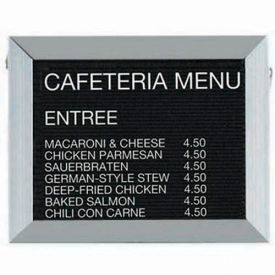 Aarco Products BOFD1218 Aarco Aluminum Framed Letter Board Message Center - 18"W x 12"H image.