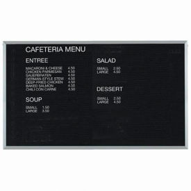 Aarco Products BOFD4872 Aarco Aluminum Framed Letter Board Message Center - 72"W x 48"H image.