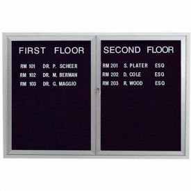 Aarco Products OADC3648 Aarco 2 Door Enclosed Letter Board Cabinet - 48"W x 36"H image.