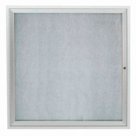 Aarco Products ODCC3636R Aarco 1 Door Aluminum Framed Enclosed Bulletin Board - 36"W x 36"H image.