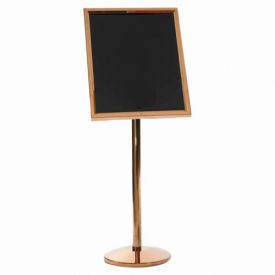 Aarco Products P-5B Aarco Small Menu And Poster Holder Brass - 24"W x 20"H image.