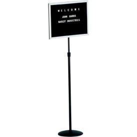 Aarco Products SMD1218 Aarco Single Pedestal Letter Board - 18"W x 12"H image.