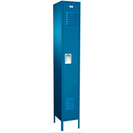 Asi Group 11-11121266-25-SA ASI Storage Traditional 1-Tier 2 Door Locker, 24"W x 12"D x 60"H, Gray, Assembled image.