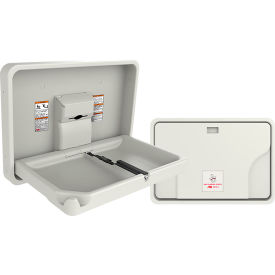 ASI® Horizontal Plastic Baby Changing Station Light Gray - 10-9014