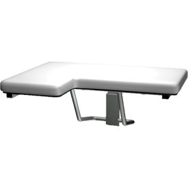 ASI® Folding Shower Seat with Sponge Cushion - Right Hand Seat - 10-8205-R