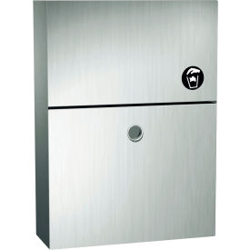 ASI® Surface Mounted End Stall Sanitary Napkin Disposal - 10-0473-A