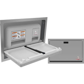 ASI® Recessed Stainless Steel Baby Changing Station - 10-9013