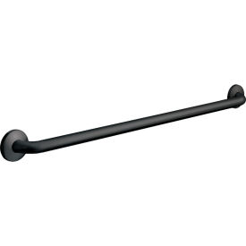 ASI® Snap Flange Grab Bars 18"W x 1-1/2"D Stainless Steel Black