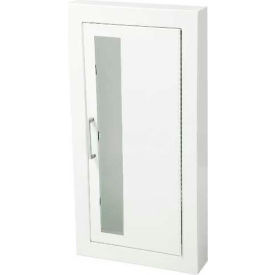 Activar Inc. Steel Fire Rated Fire Extinguisher Cabinet Vertical Acrylic Window Semi-Recessed