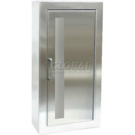 Activar Construction Products Group 1033V10 Activar Inc. SS Fire Extinguisher Cabinet, Vertical Acrylic Window Surface Mount image.