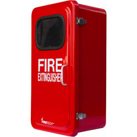 Activar Construction Products Group 1363D12 Activar Inc. FB™ Fiberglass Outdoor Fire Extinguisher Cabinet, Surface Mount, 9"D, Red image.