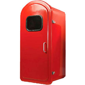 Activar Construction Products Group 1373D12 Activar Inc. FB™ Fiberglass Outdoor Fire Extinguisher Cabinet, Surface Mount,12-3/4"D, Red image.