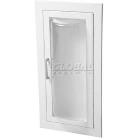 Activar Inc. Steel Fire Extinguisher Cabinet Clear Acrylic Bubble Window Fully Recessed