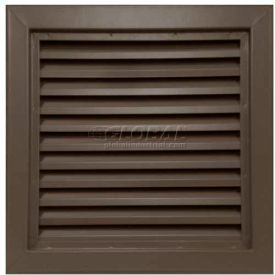Activar Construction Products Group 800A1 1212B Steel Door Louver 800A11212B, Inverted "Y" Blades, 50 Free Area, 12" X 12", Bronze image.