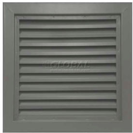 Activar Construction Products Group 800A1 1212G Steel Door Louver 800A11212G, Inverted "Y" Blades, 50 Free Area, 12" X 12", Gray Primered image.