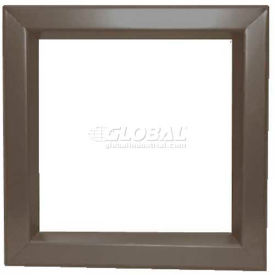 Activar Construction Products Group VLFEZ 1010B Louver & Steel Beveled Vision Lite VLFEZ1010B, 10" X 10", Bronze image.