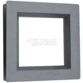 Activar Construction Products Group VSL 0535G Steel Low Profile Beveled Slimline Vision Lite VSL0535G, 5" X 35", Gray Primered image.