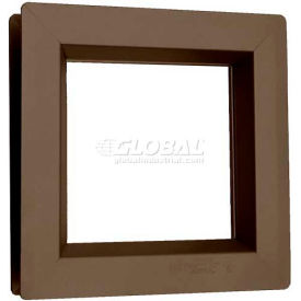 Activar Construction Products Group VSL 0627B Steel Low Profile Beveled Slimline Vision Lite VSL0627B, 6" X 27", Bronze image.