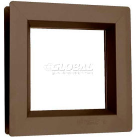 Air Louvers Steel Low Profile Beveled Slimline Vision Lite 12" x 12" Bronze 