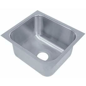 Advance Tabco, Inc. 1620A-12 Advance Tabco® Under Mount Sink, One Compartment, 16L x 20W Bowl, 12" Overall Height, 18 Gauge image.