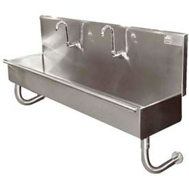 Advance Tabco, Inc. 19-18-23 Advance Tabco® Multi Station Wall Mounted Hand Sink, 24" Overall Length image.