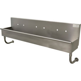 Advance Tabco, Inc. 19-18-60 Advance Tabco® Multi Station Wall Mounted Hand Sink, 60" Overall Length image.