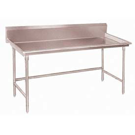 Advance Tabco, Inc. BSR-48 Advance Tabco 304 Stainless Steel Sorting Table, 48 x 30", 10-1/2" Backsplash, 16 Gauge image.