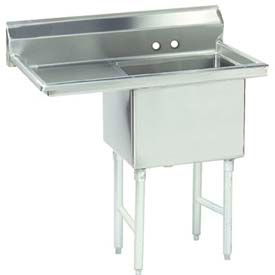 Advance Tabco, Inc. FC-1-1818-18L-X Advance Tabco® FC-1-1818-18L-X NSF Fabricated 1 Compartment Sink, 18H Left Drainboard image.