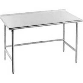 Advance Tabco, Inc. TFMS-306 Advance Tabco 304 Stainless Steel Table, 72 x 30", 1-1/2" Backsplash, 16 Gauge image.